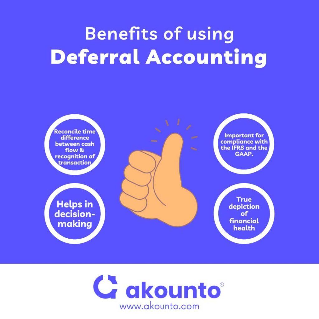 Deferral Accounting Benefits