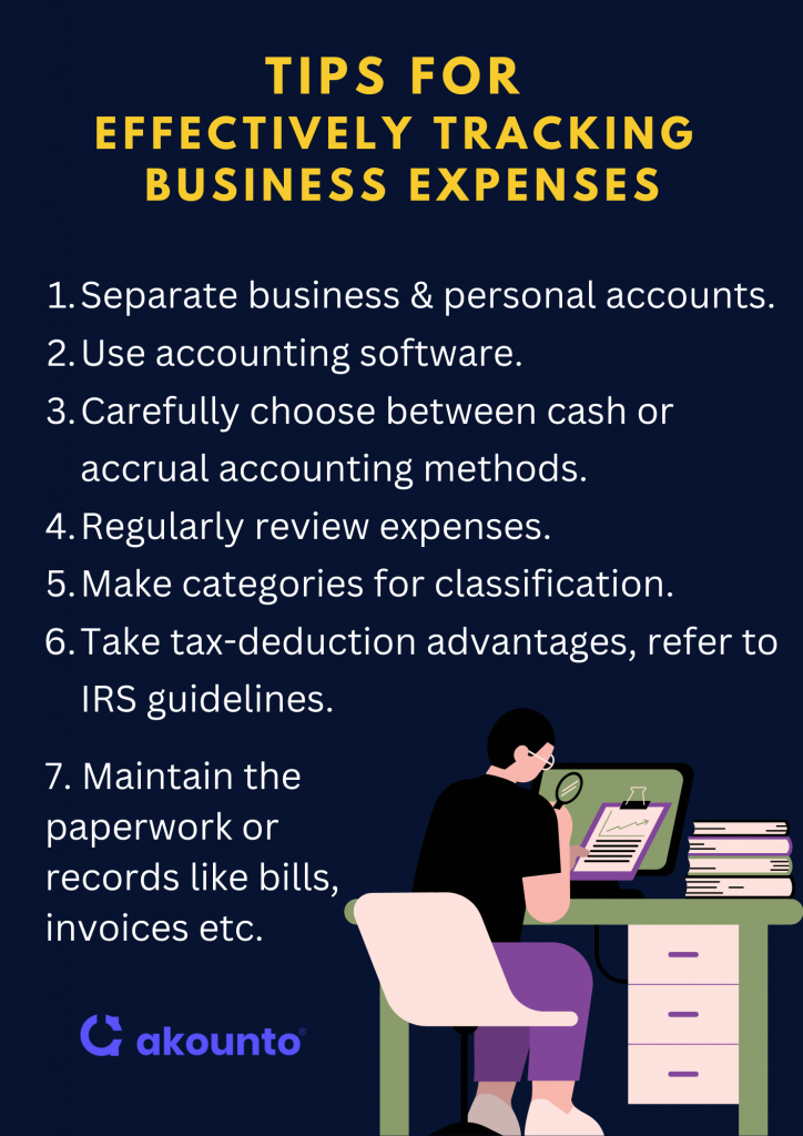 Tips for Effectively Tracking Business Expenses
