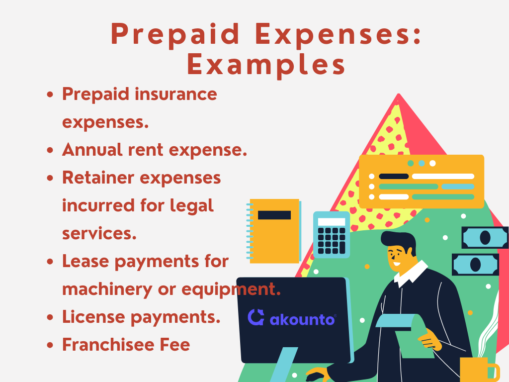 Examples of prepaid expenses